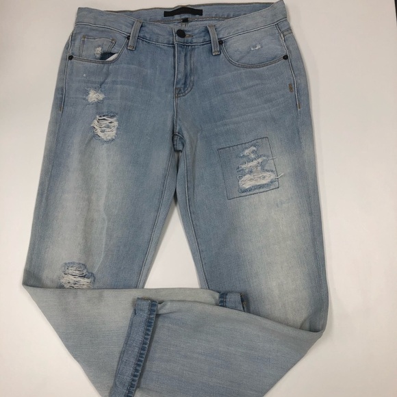NWOT Genetic Denim Alexa Distressed Boyfriend Jean - Picture 2 of 13